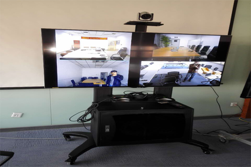 高清視頻會議效果顯示 高清視頻會議效果顯示